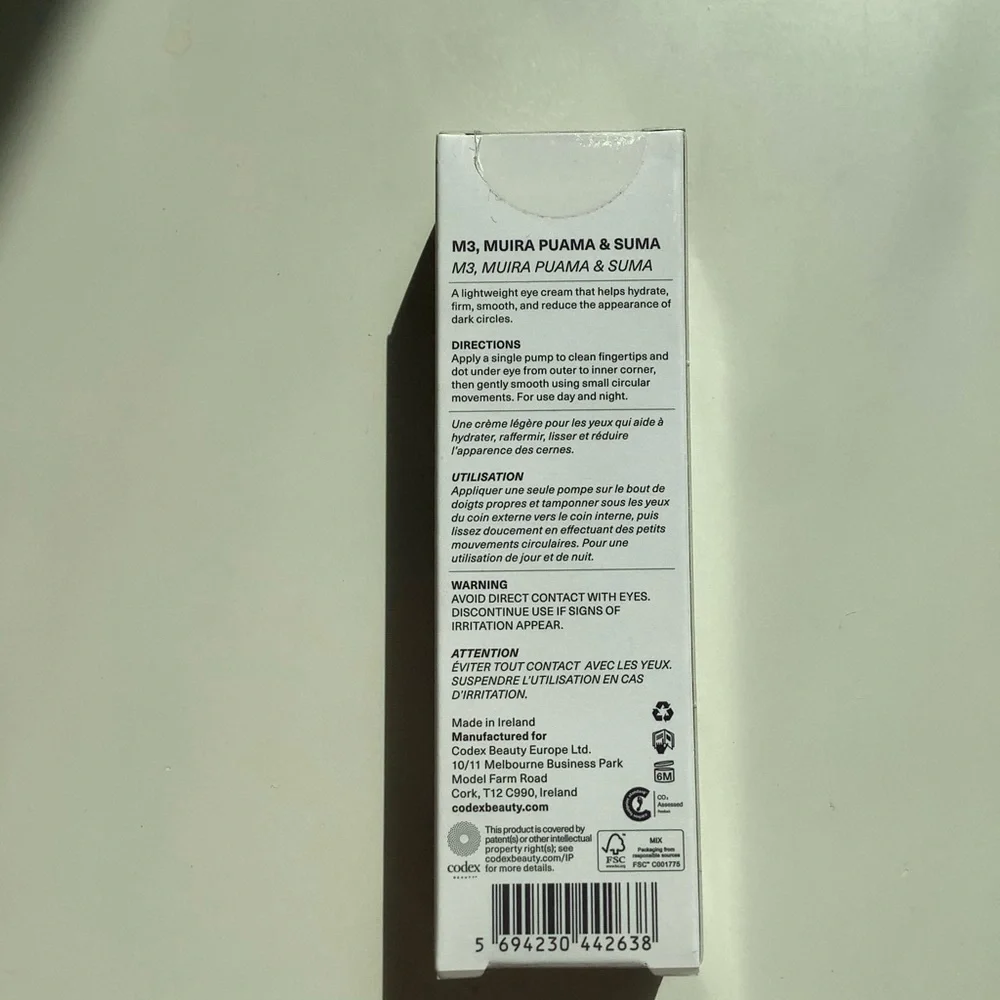 Codex Antu Brightening Eye Serum